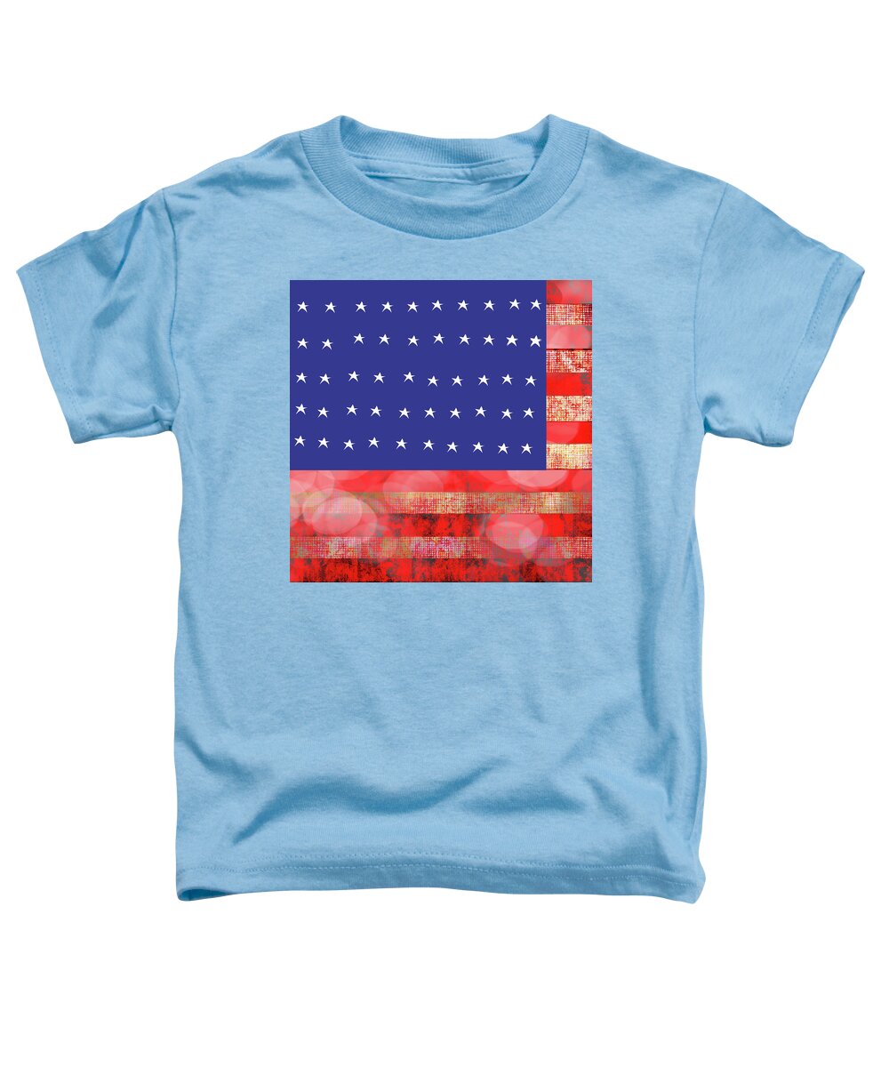 American Flag In Bokeh #1 - Toddler T-Shirt