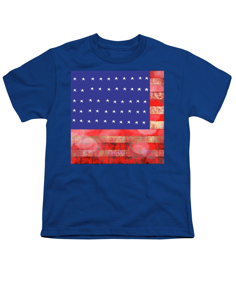 American Flag In Bokeh #1 - Youth T-Shirt