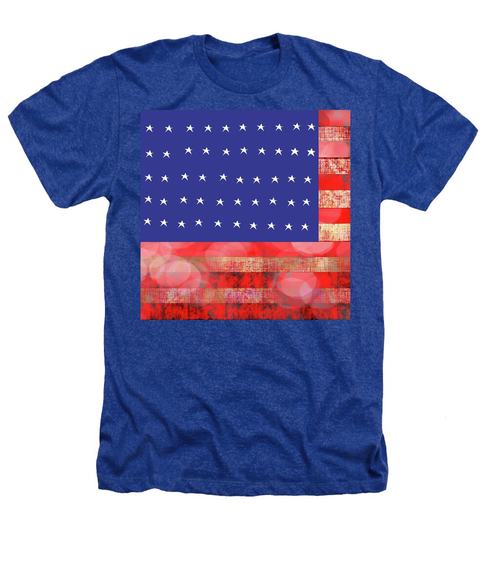 American Flag In Bokeh #1 - Heathers T-Shirt