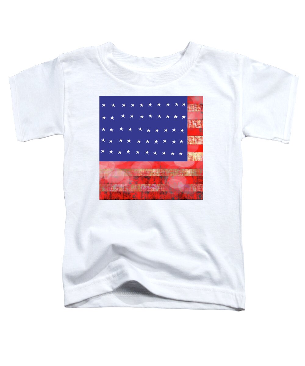 American Flag In Bokeh #1 - Toddler T-Shirt