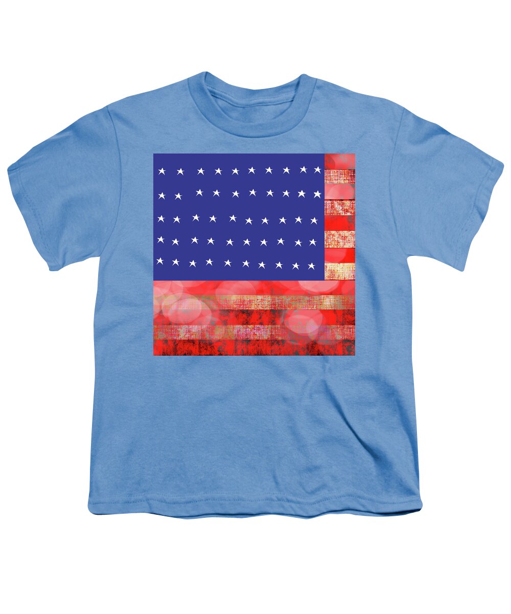 American Flag In Bokeh #1 - Youth T-Shirt