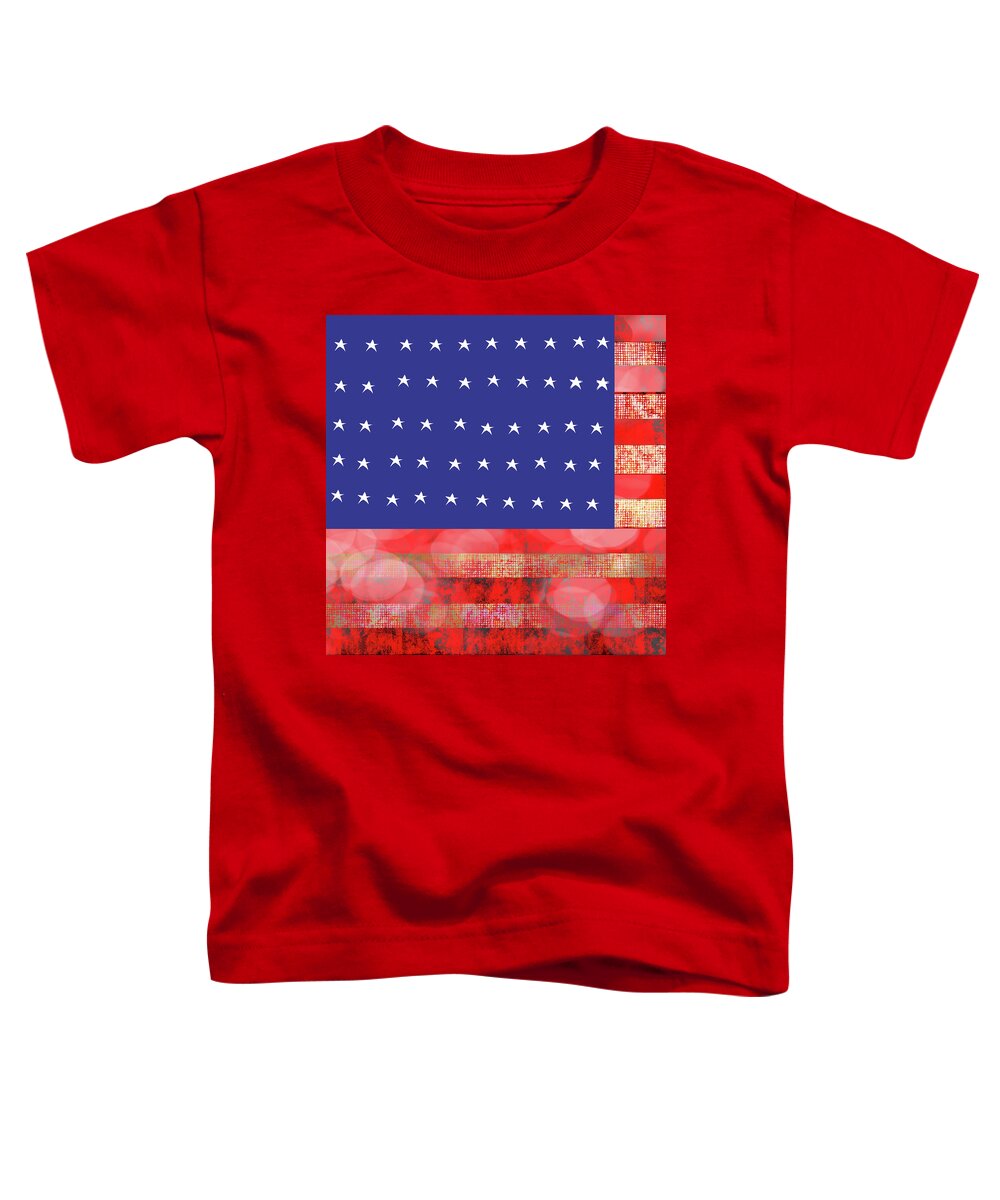 American Flag In Bokeh #1 - Toddler T-Shirt