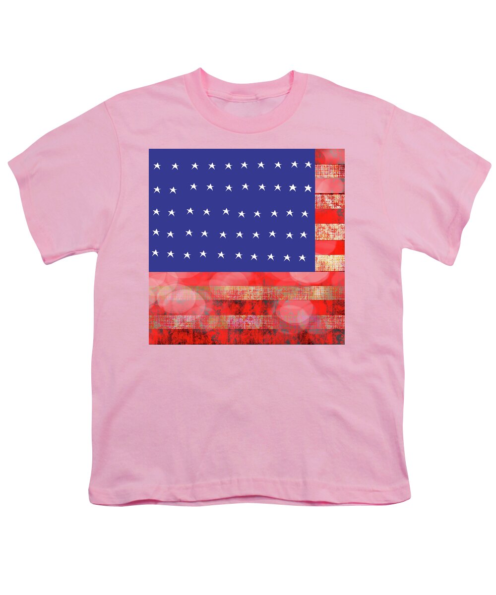 American Flag In Bokeh #1 - Youth T-Shirt