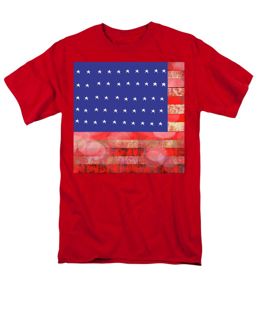 American Flag In Bokeh #1 - Men's T-Shirt  (Regular Fit)