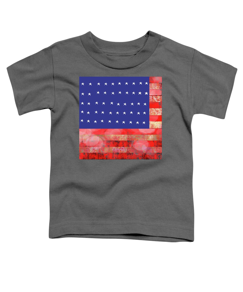 American Flag In Bokeh #1 - Toddler T-Shirt