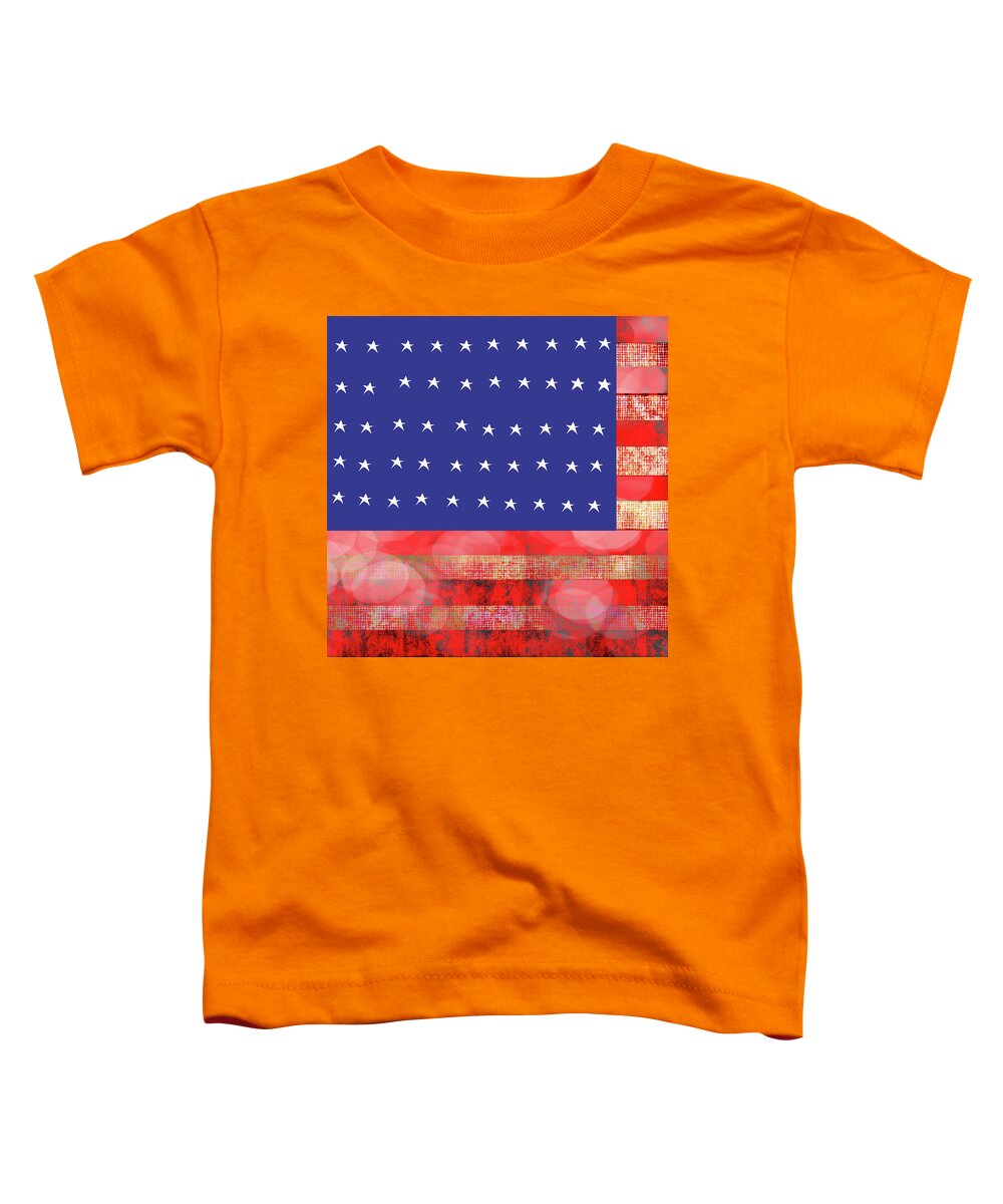 American Flag In Bokeh #1 - Toddler T-Shirt