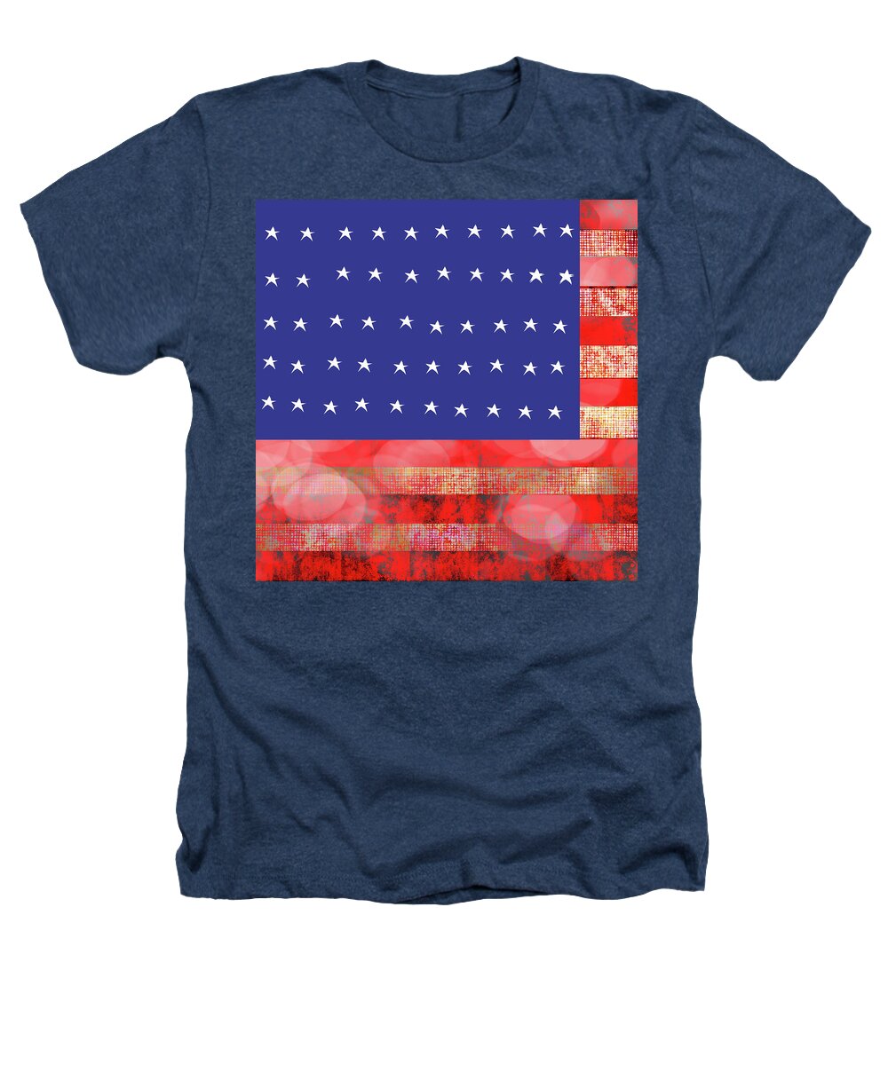 American Flag In Bokeh #1 - Heathers T-Shirt