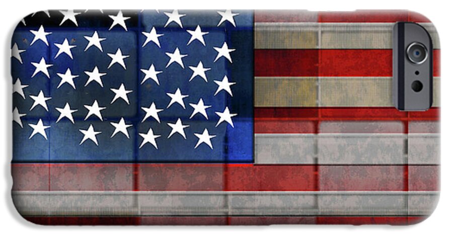 American Flag Quilt 1 - Phone Case