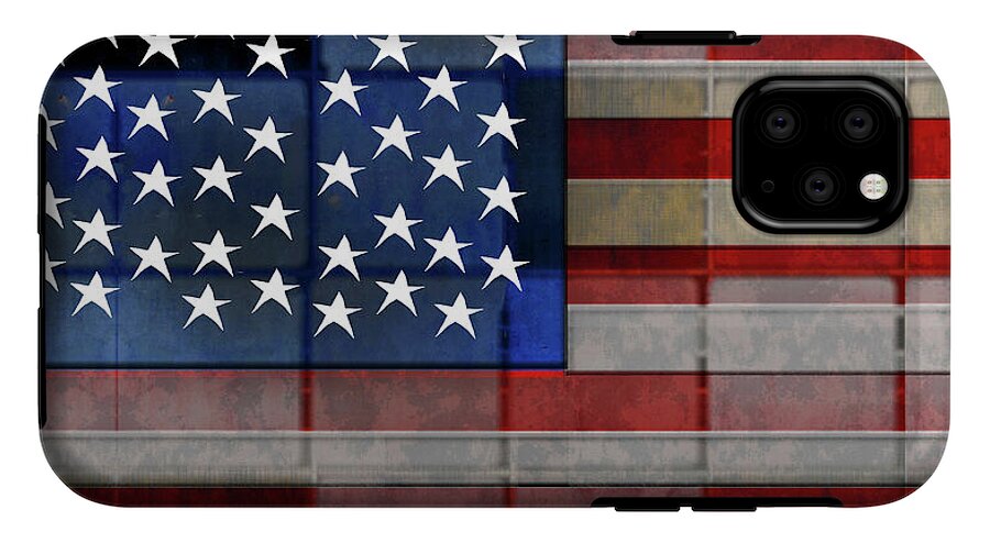 American Flag Quilt 1 - Phone Case