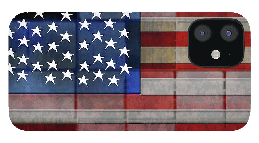 American Flag Quilt 1 - Phone Case