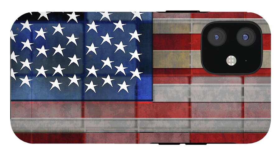 American Flag Quilt 1 - Phone Case