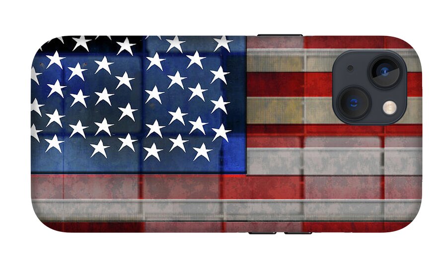 American Flag Quilt 1 - Phone Case