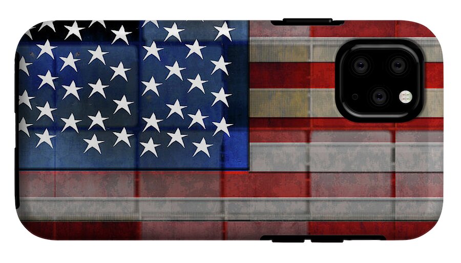 American Flag Quilt 1 - Phone Case