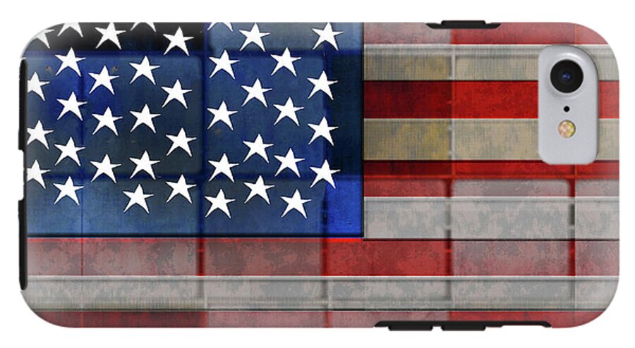 American Flag Quilt 1 - Phone Case