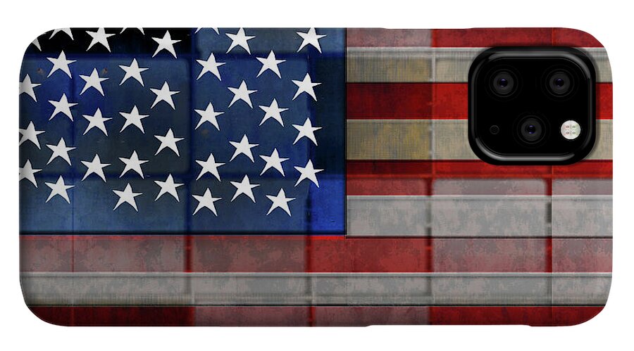 American Flag Quilt 1 - Phone Case