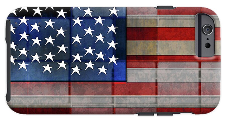 American Flag Quilt 1 - Phone Case