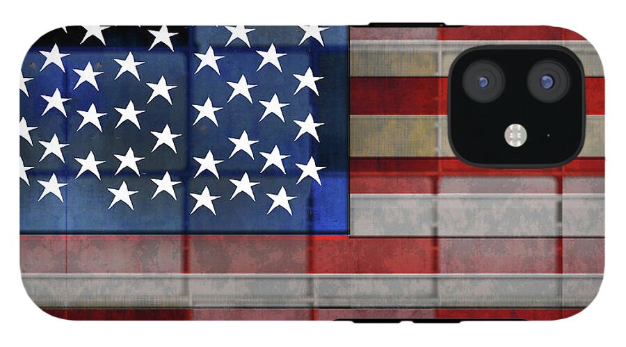 American Flag Quilt 1 - Phone Case