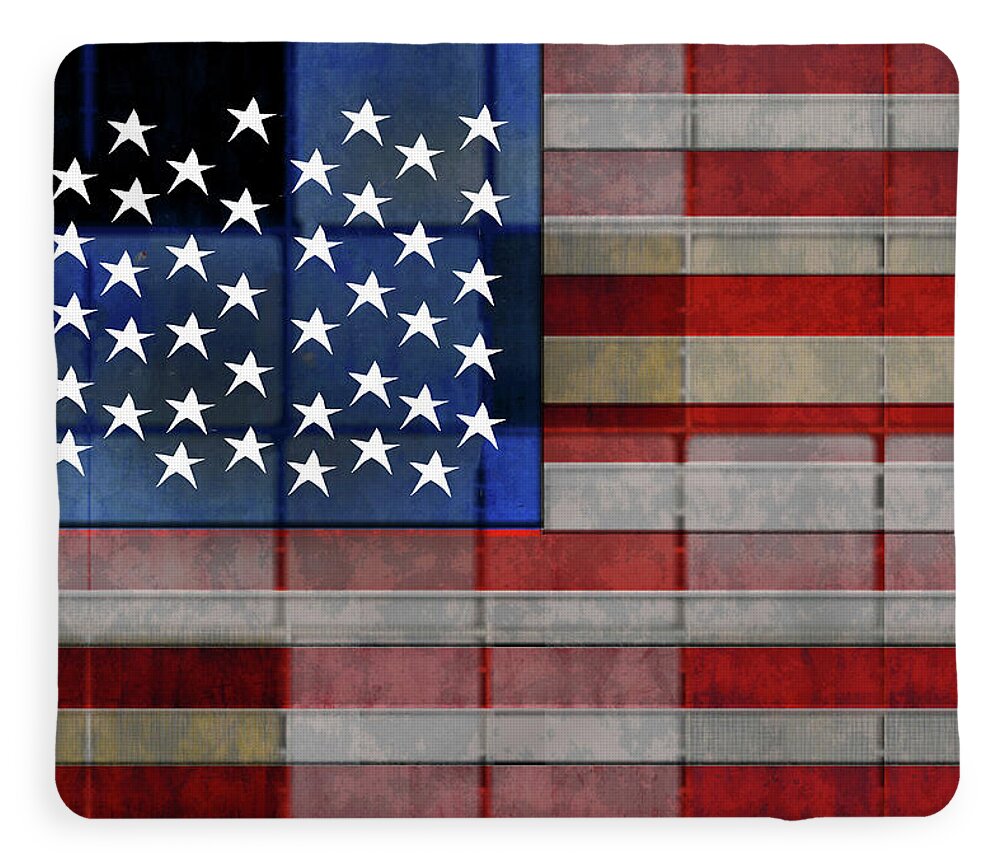 American Flag Quilt 1 - Blanket