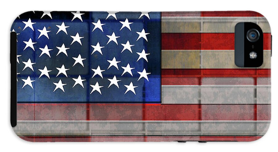 American Flag Quilt 1 - Phone Case