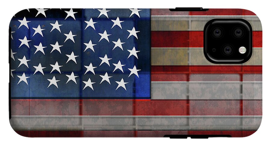 American Flag Quilt 1 - Phone Case