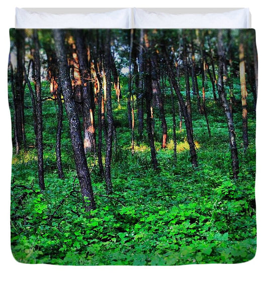 Patchy Sunlight In The Woods 1 - Duvet Cover