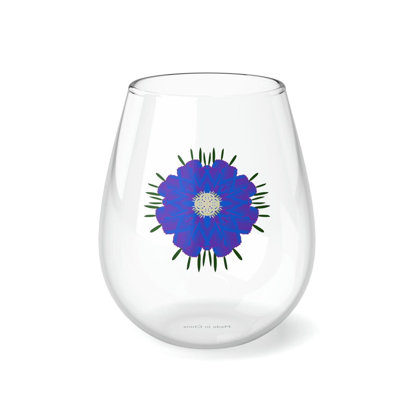 Mythical Flora No 1 Stemless Wine Glass, 11.75oz