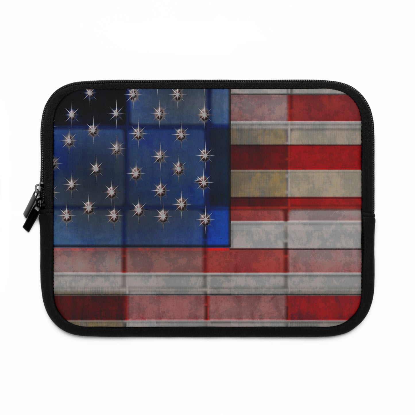 American Flag Quilt Laptop Sleeve