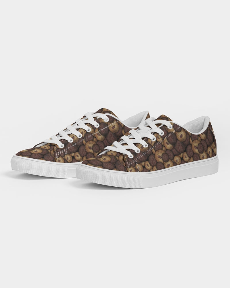 Chocolate Chip Cookies Women's Faux-Leather Sneaker