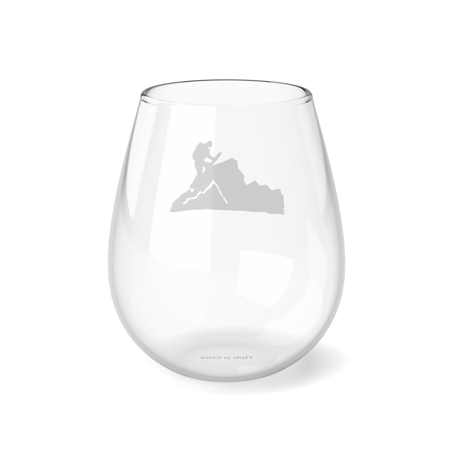 Climbing Everest Stemless Wine Glass, 11.75oz
