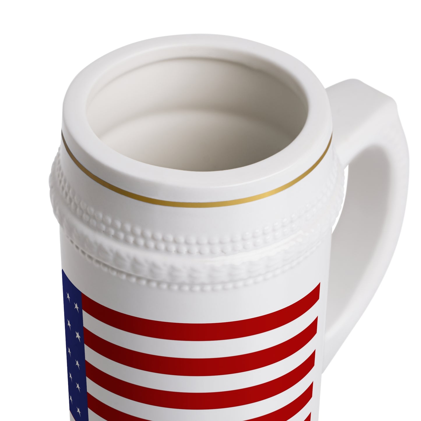 American Flag Beer Stein Mug