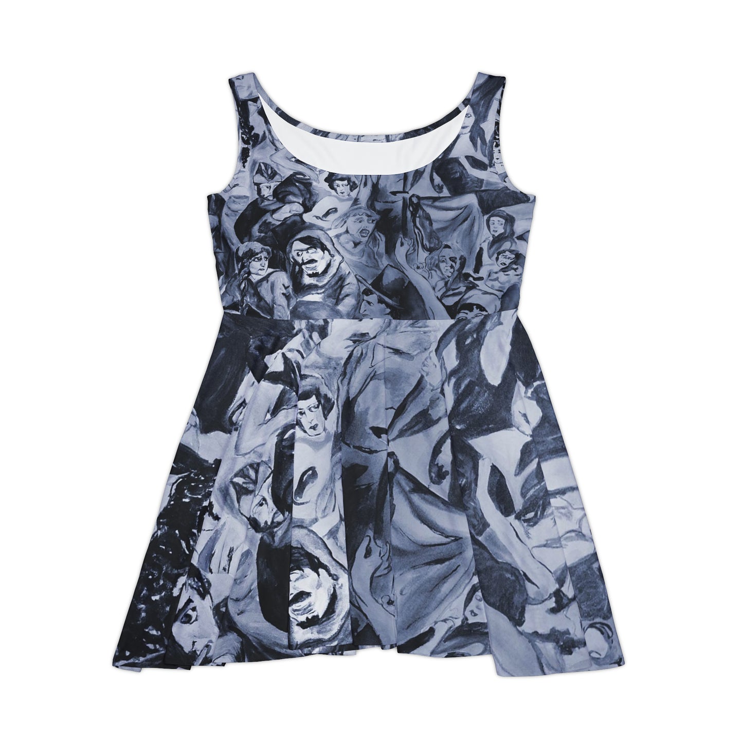 Silents Women's Skater Dress (AOP)