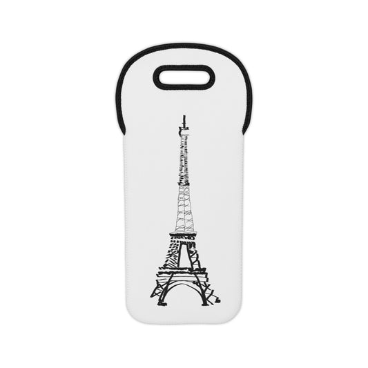 Eiffel Tower Wine Tote Bag