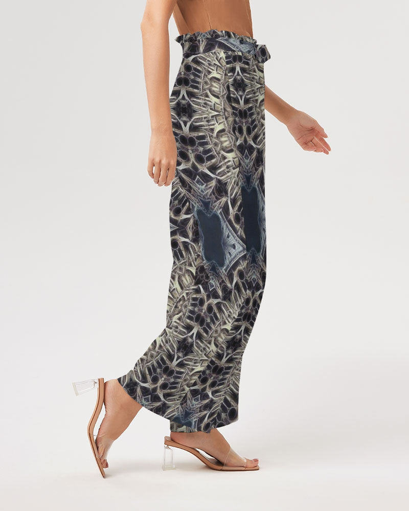 Cathedral Kaleidoscope Women's All-Over Print High-Rise Wide Leg Pants