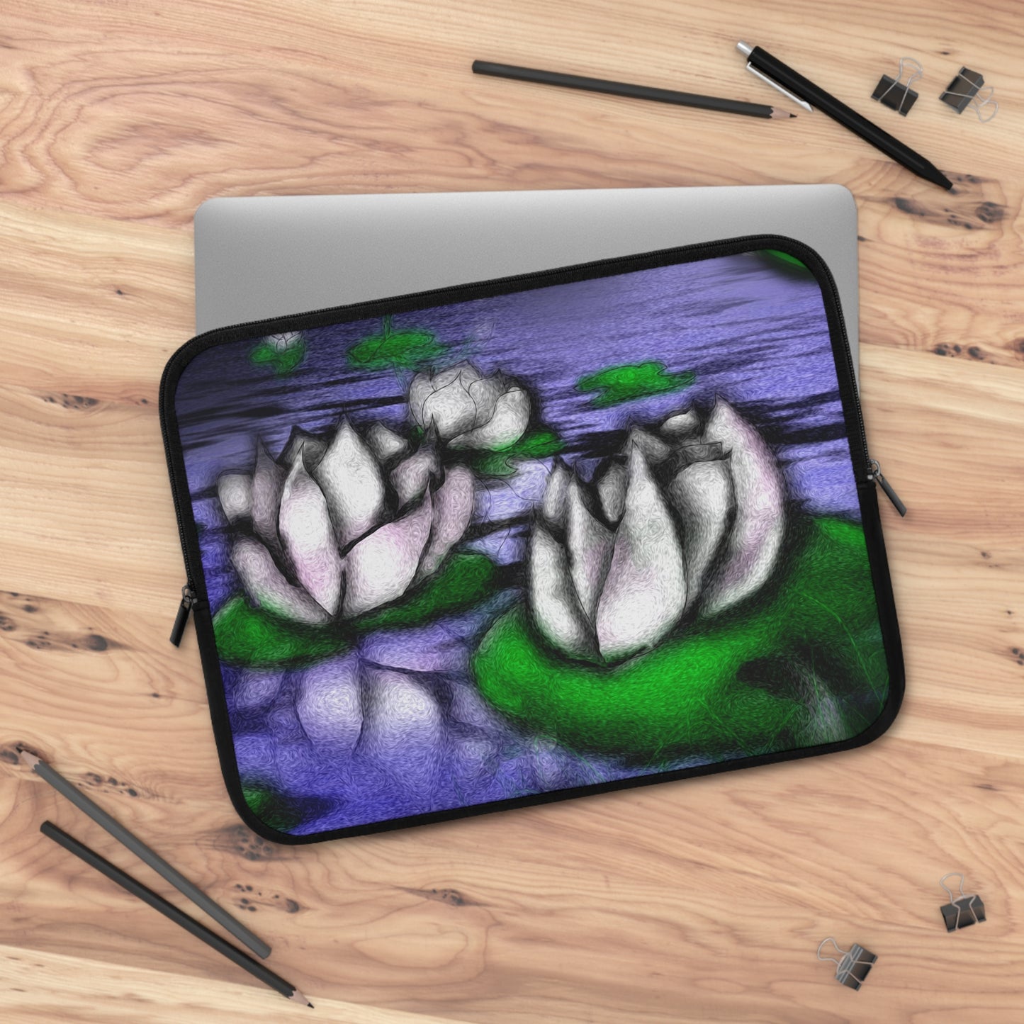 Little Lotus Pond Laptop Sleeve