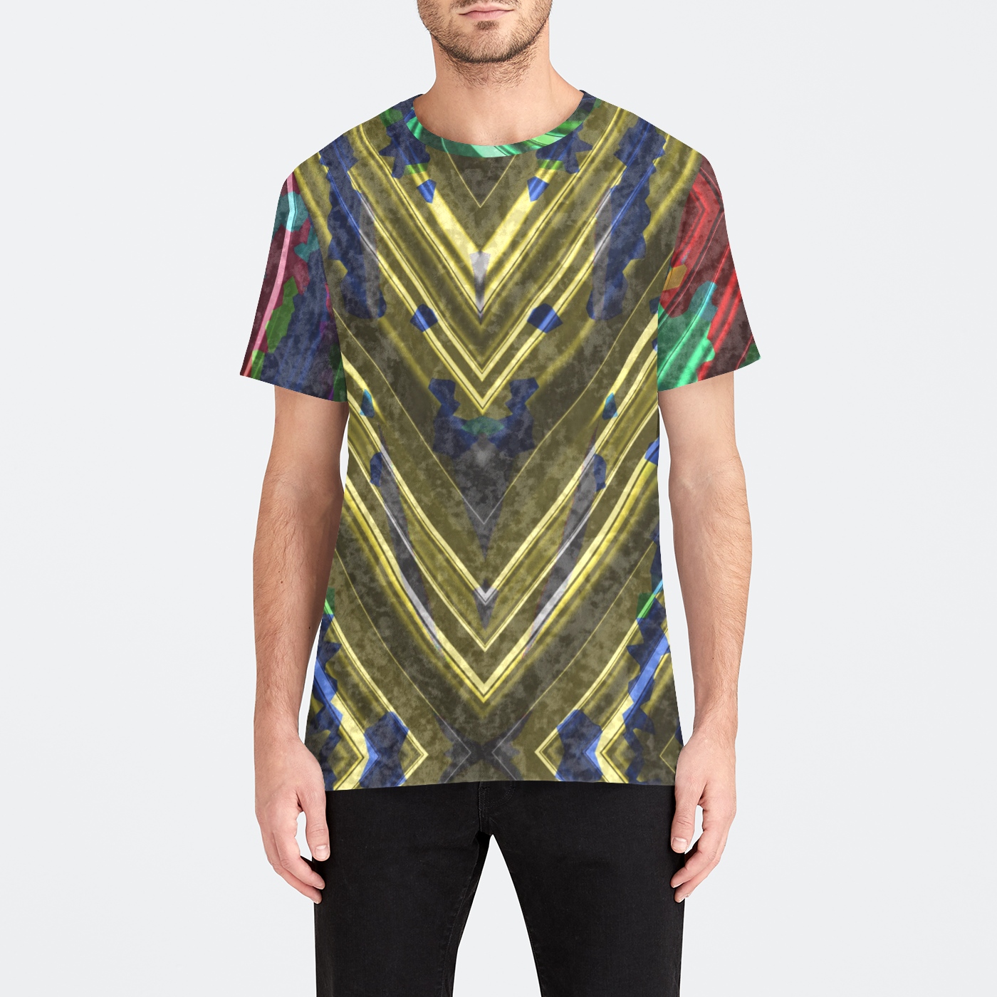 Painted Diamonds Mens Velvet Tee