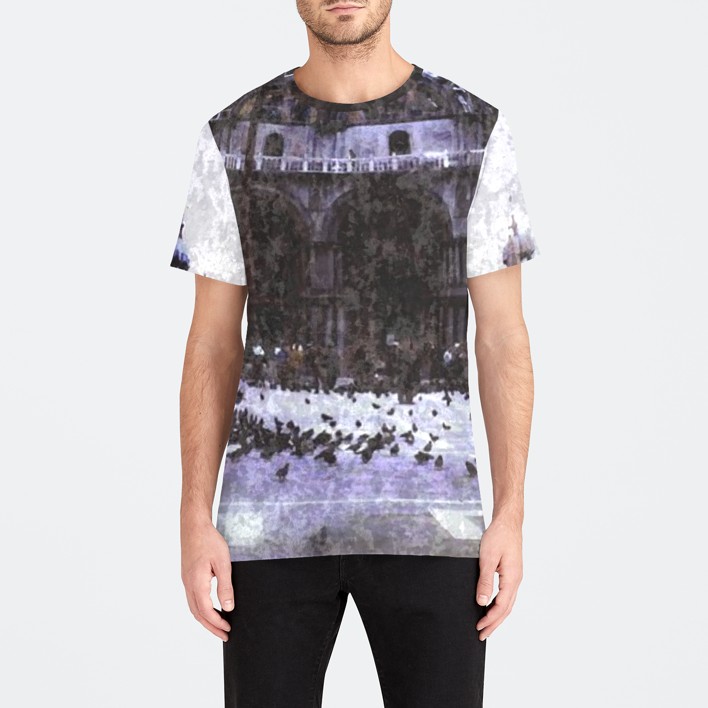 St Marks In Venice Mens Velvet Tee