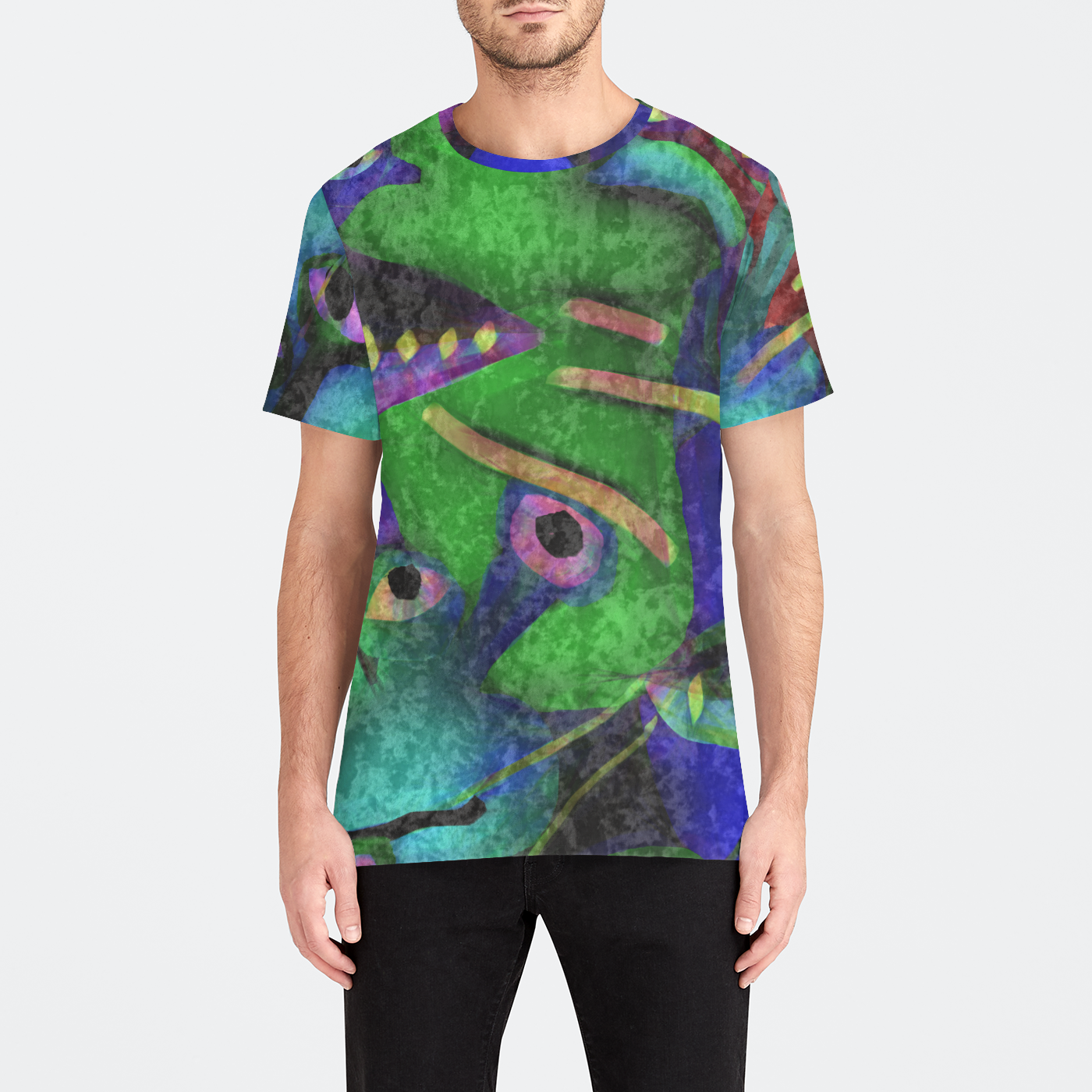 Aliens Mens Velvet Tee