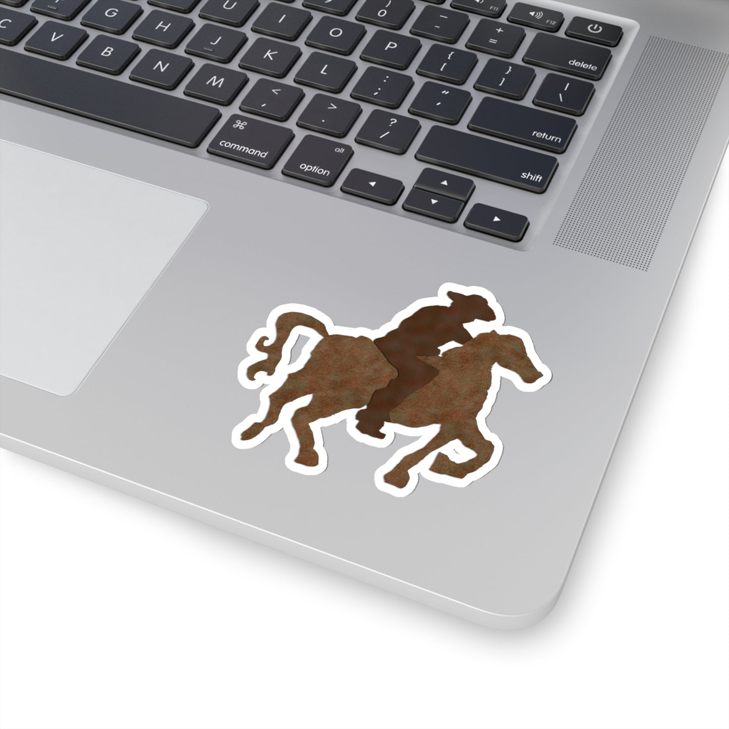 Cowboy on a Horse Kiss-Cut Stickers