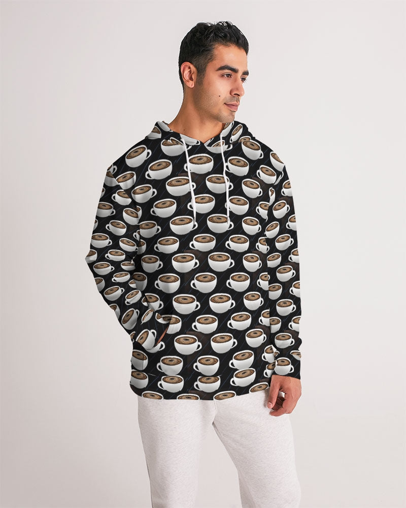 Coffee Pattern Men's All-Over Print Hoodie