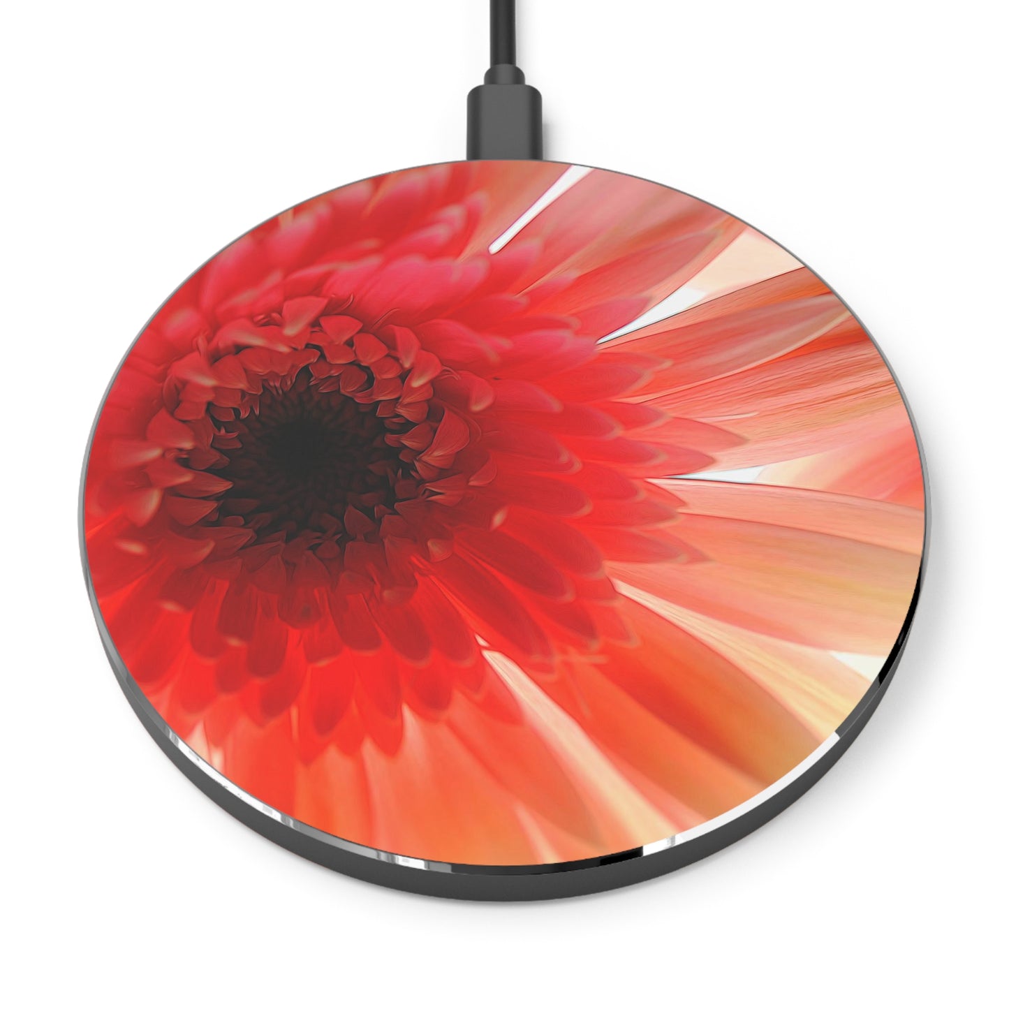 Ethereal Pink Daisy Wireless Charger