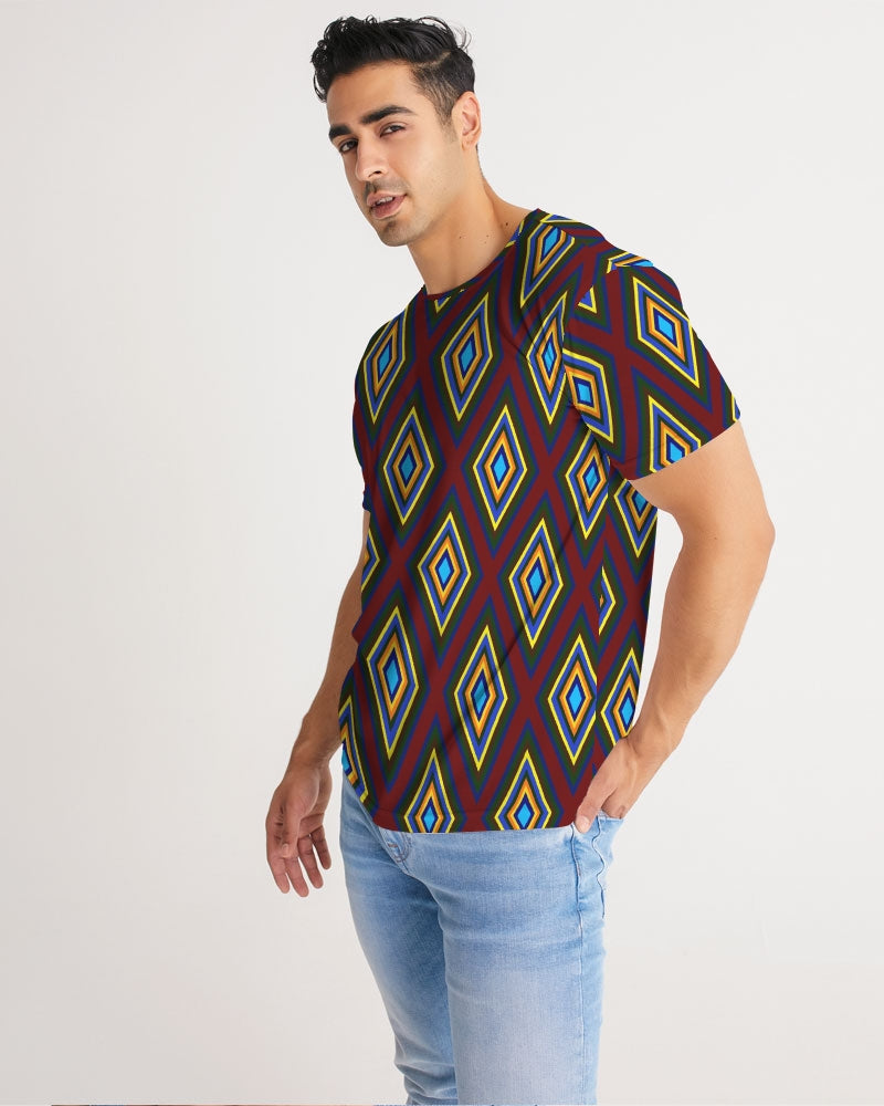 Colorful Diamonds Men's All-Over Print Tee