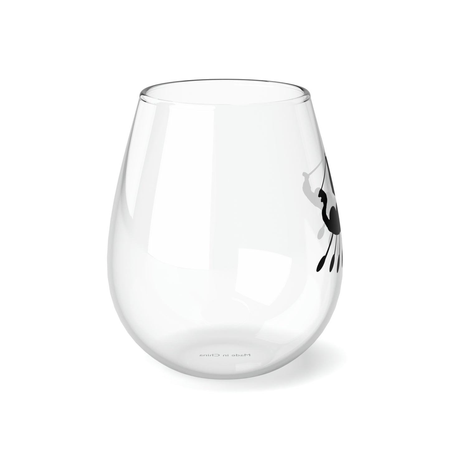 Viking Ship Stemless Wine Glass, 11.75oz