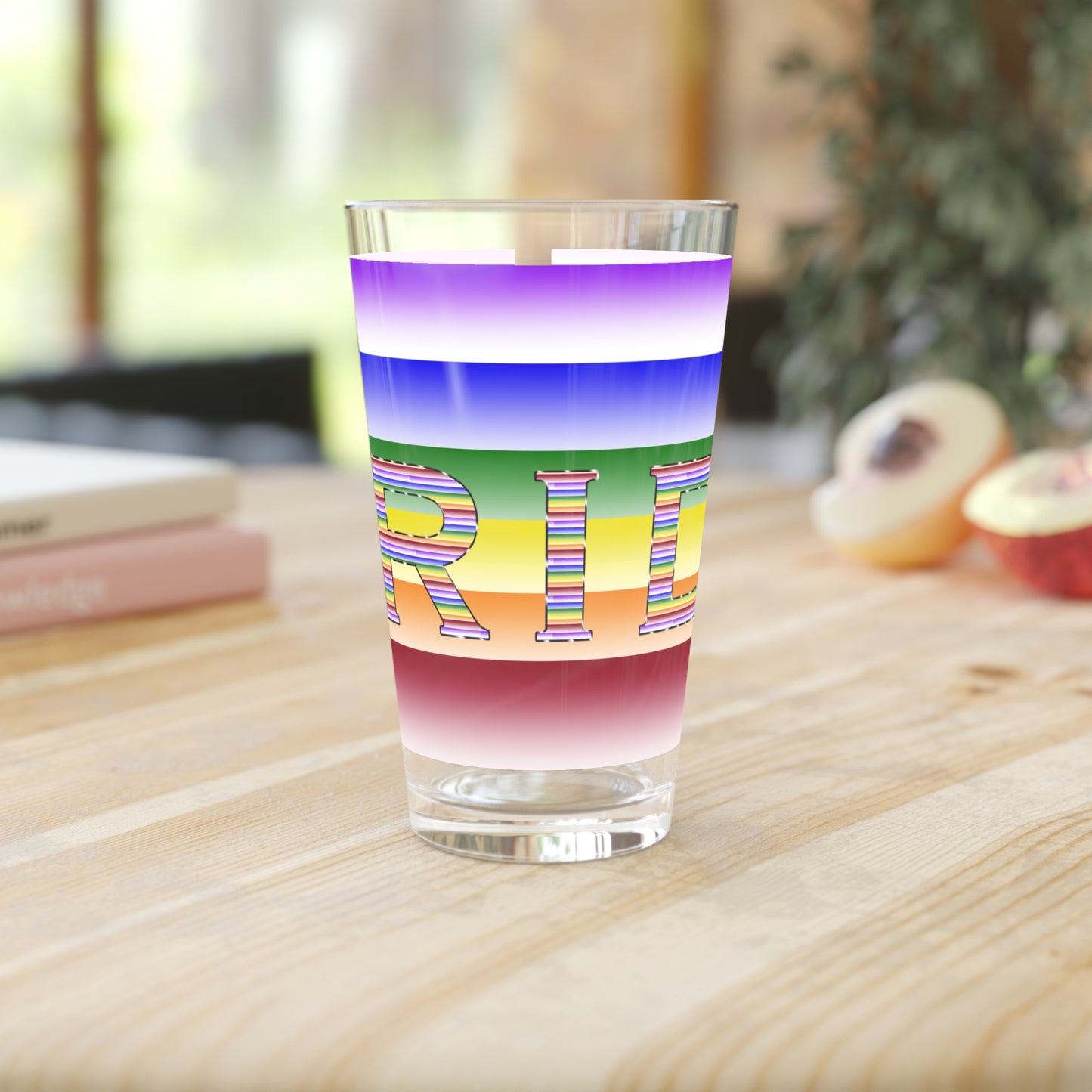 Pride Month LGBTQ Pint Glass, 16oz