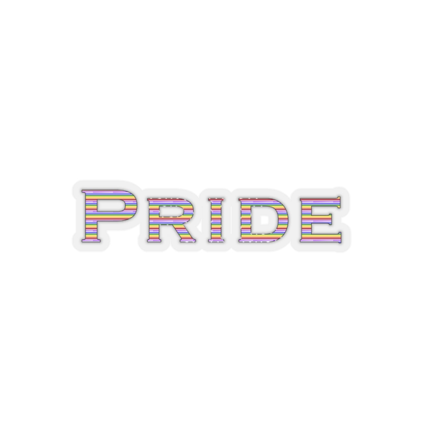 Rainbow Pride Kiss-Cut Stickers