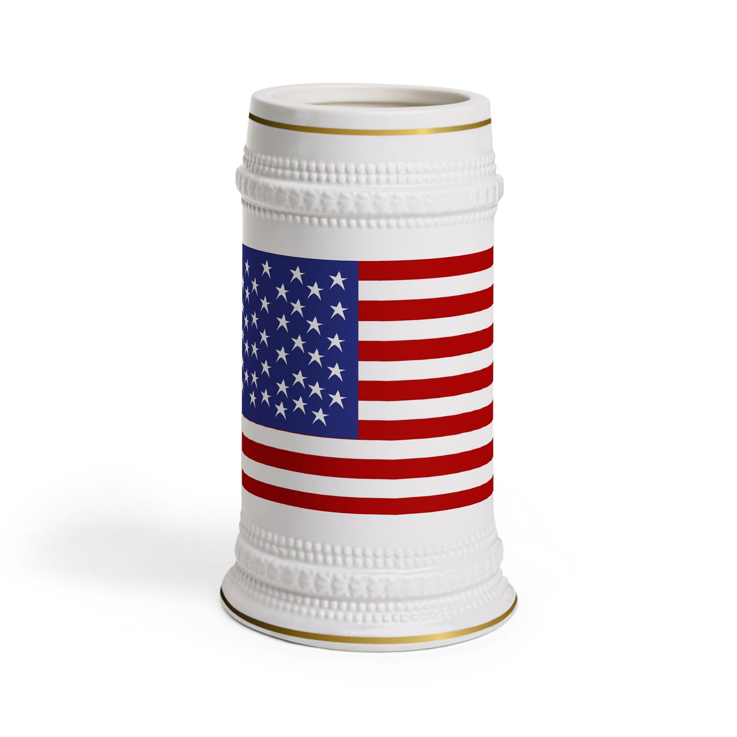 American Flag Beer Stein Mug