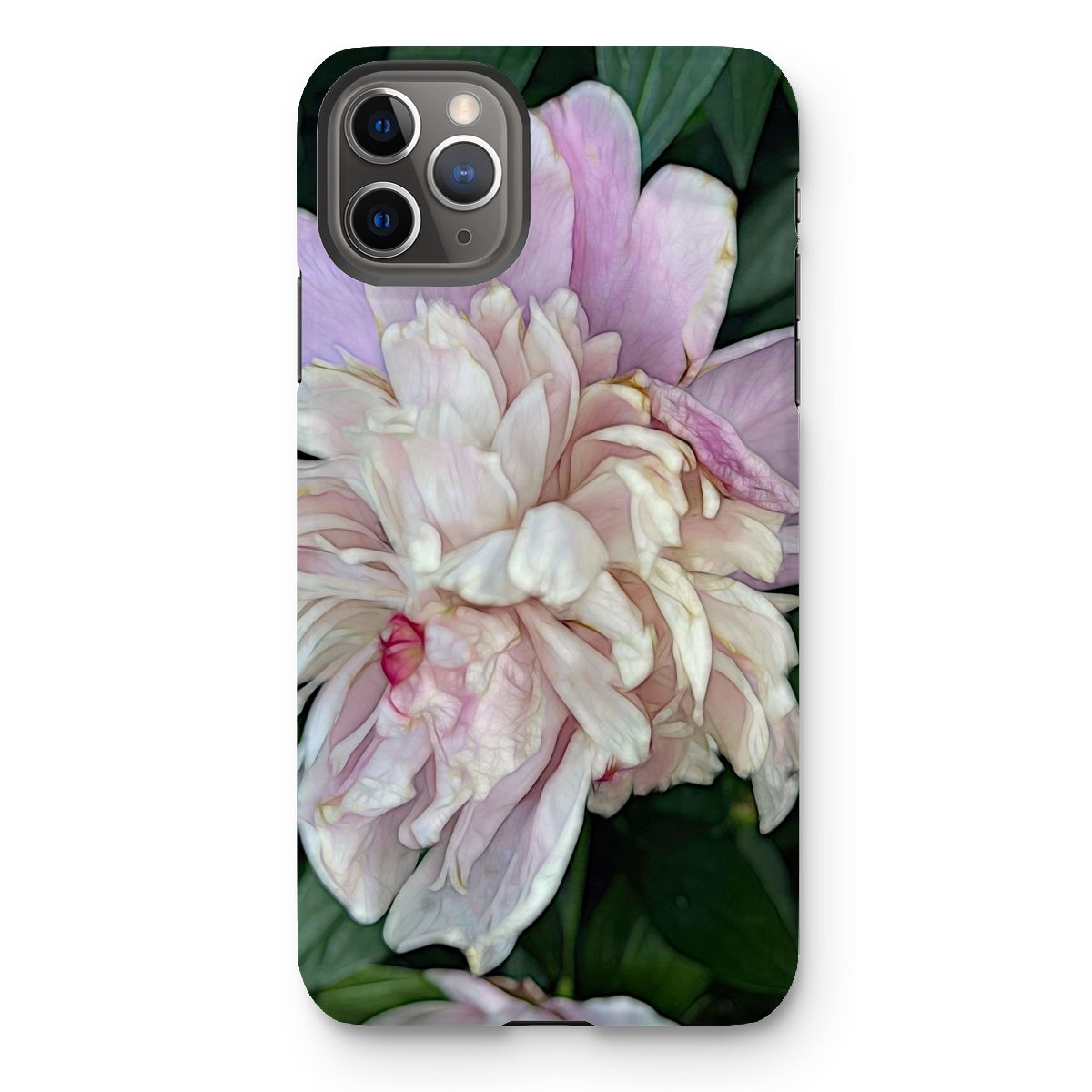 June Peony Tough Phone Case