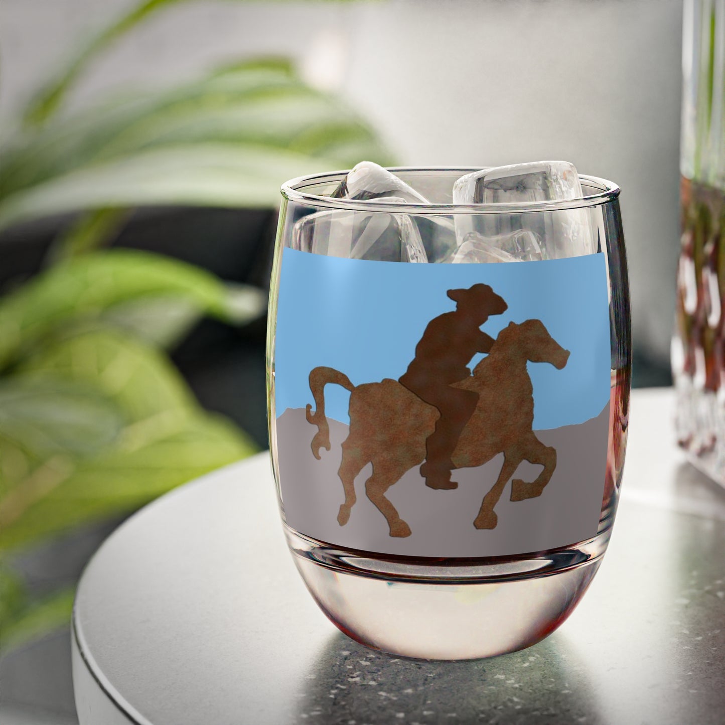 Cowboy Whiskey Glass