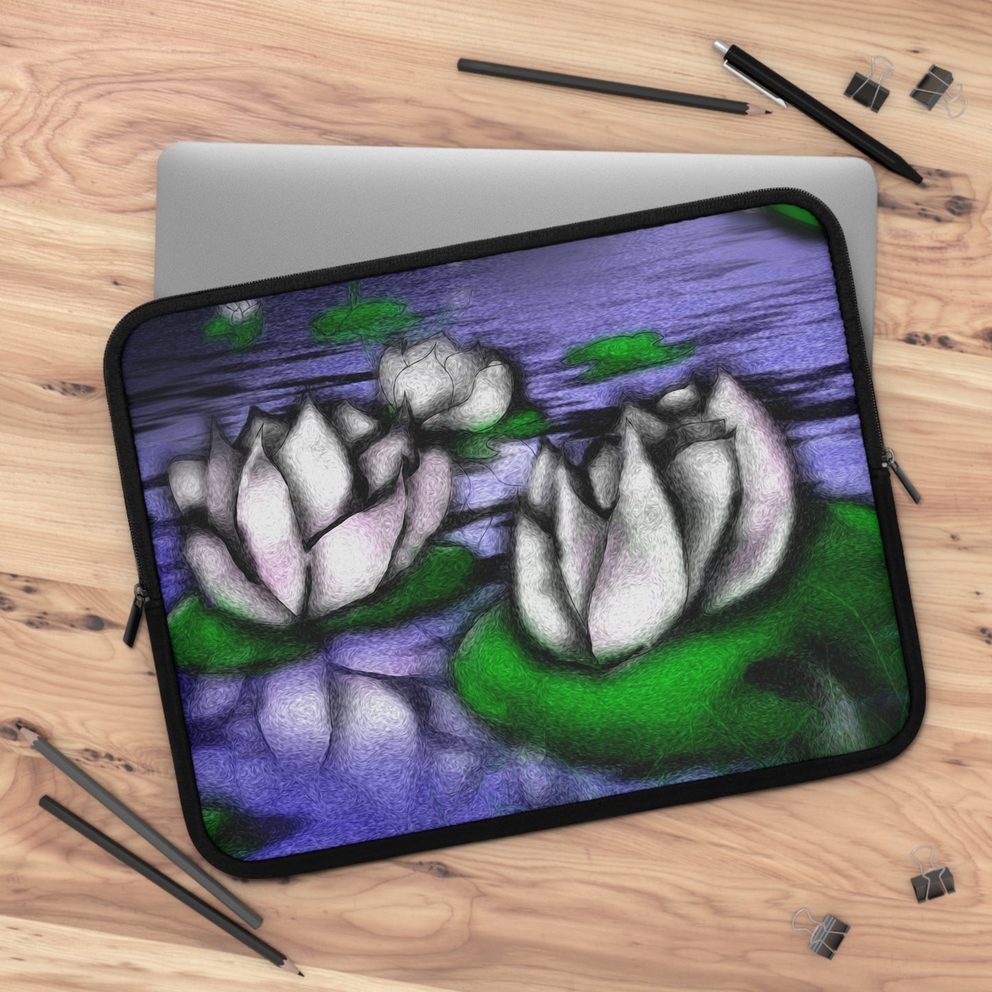 Little Lotus Pond Laptop Sleeve