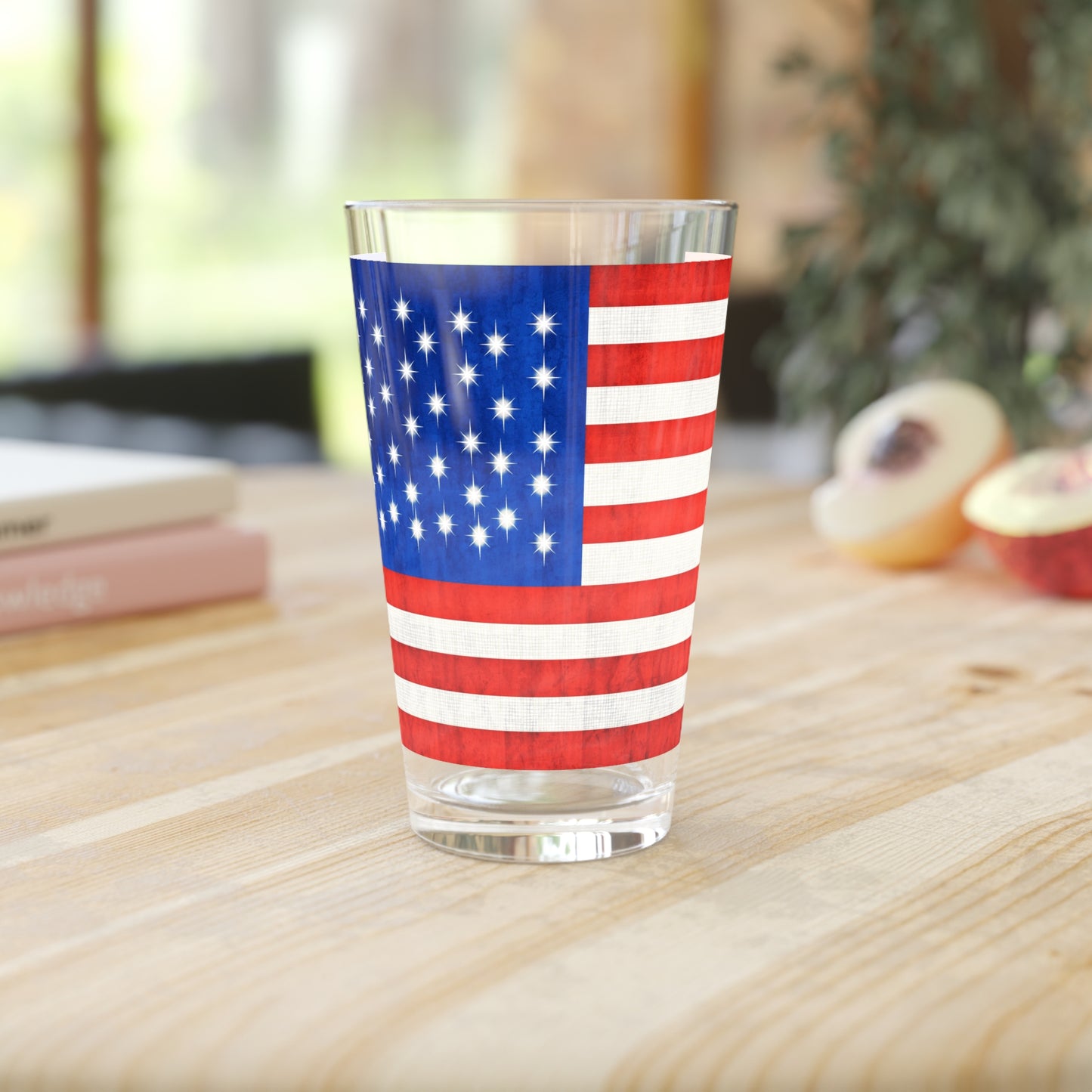 American Flag Pint Glass, 16oz