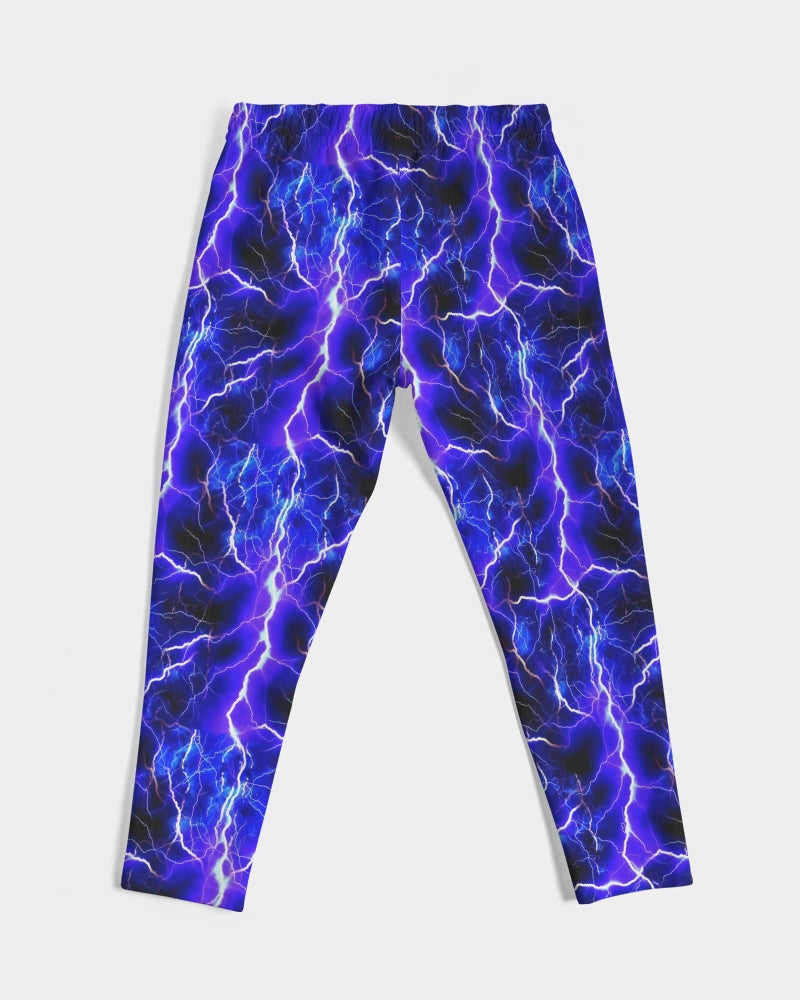 Blue Lightning Men's All-Over Print Joggers